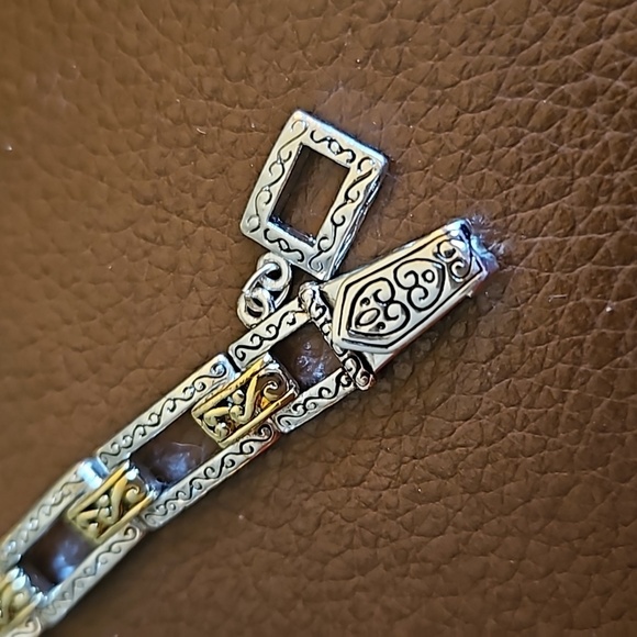 3/$30 VTG Scroll Rectangle Link Western Bracelet NWOT - Picture 8 of 8